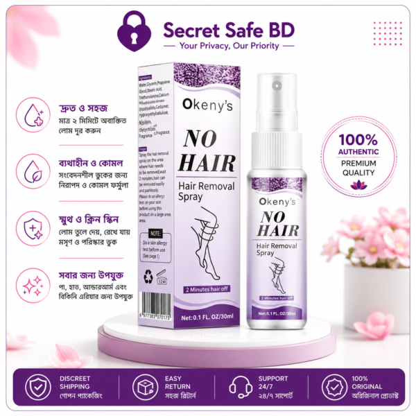Okenys NO HAIR Hair Removal Spray Okenys Hair Removal Spray