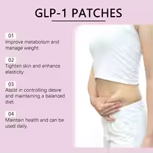 OceAura GLP-1 Metabolic Support Patches (30-Count, 1-Month Pack)