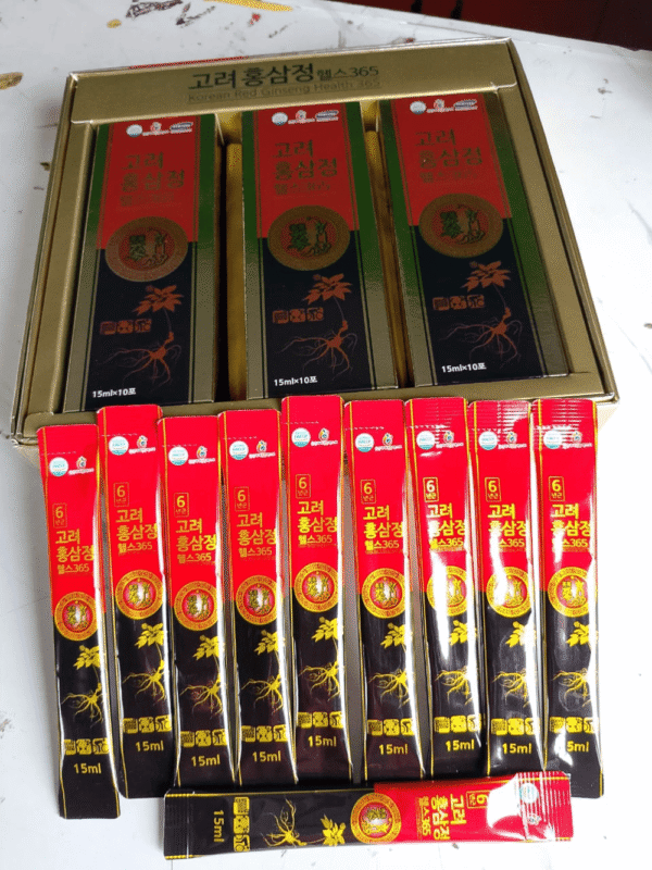 6-Year Korean Red Ginseng 10pcs 15ml Stick
