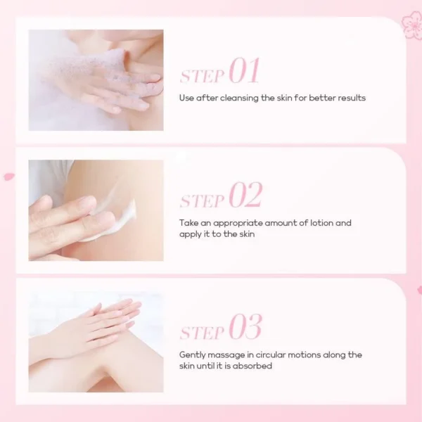 LAIKOU Japan Sakura Underarm Whitening Cream Body Lotion Armpit Lighten Dark Spots 30g Whitening Body Lotion